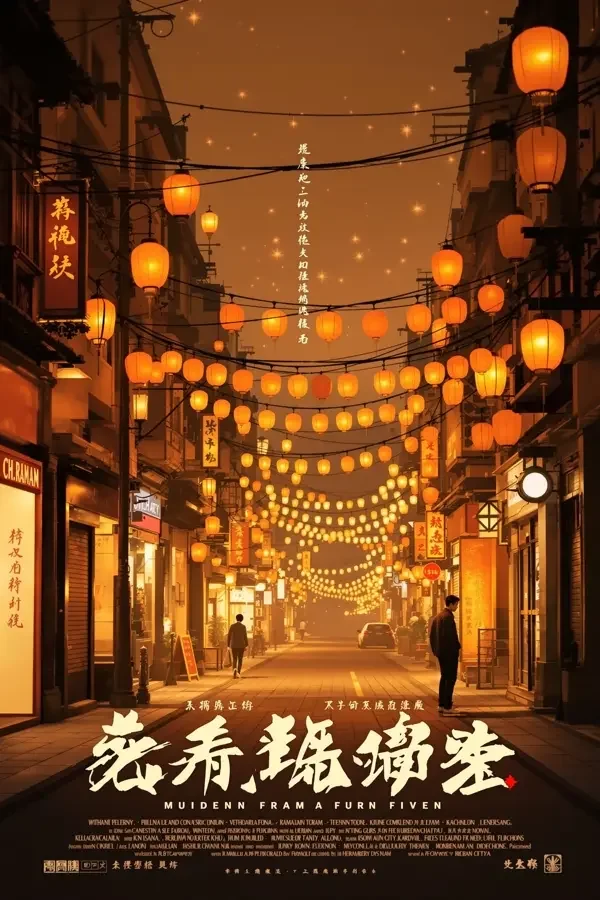 长街灯火海报